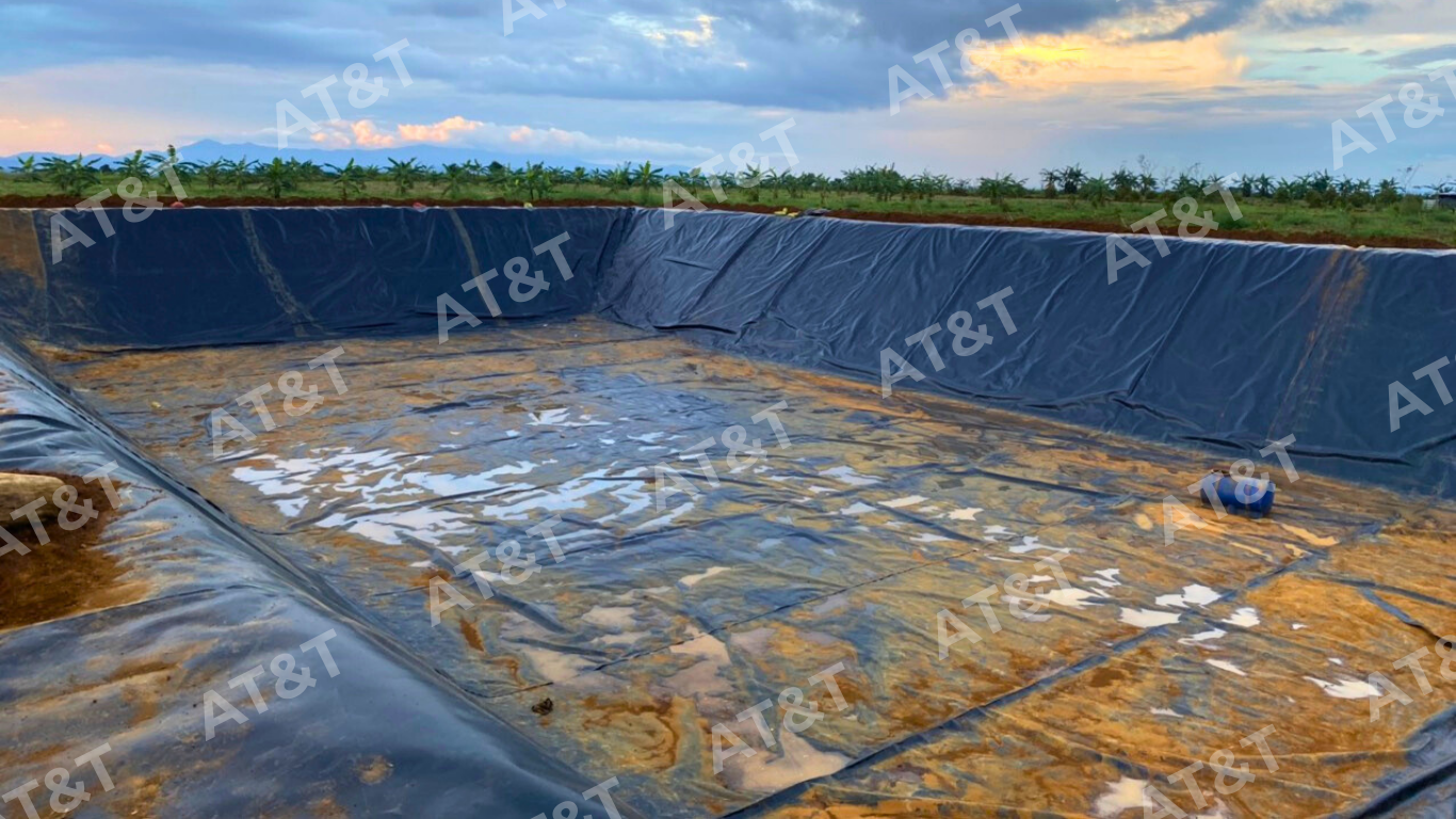 Bạt HDPE tại công trình hồ chứa nước