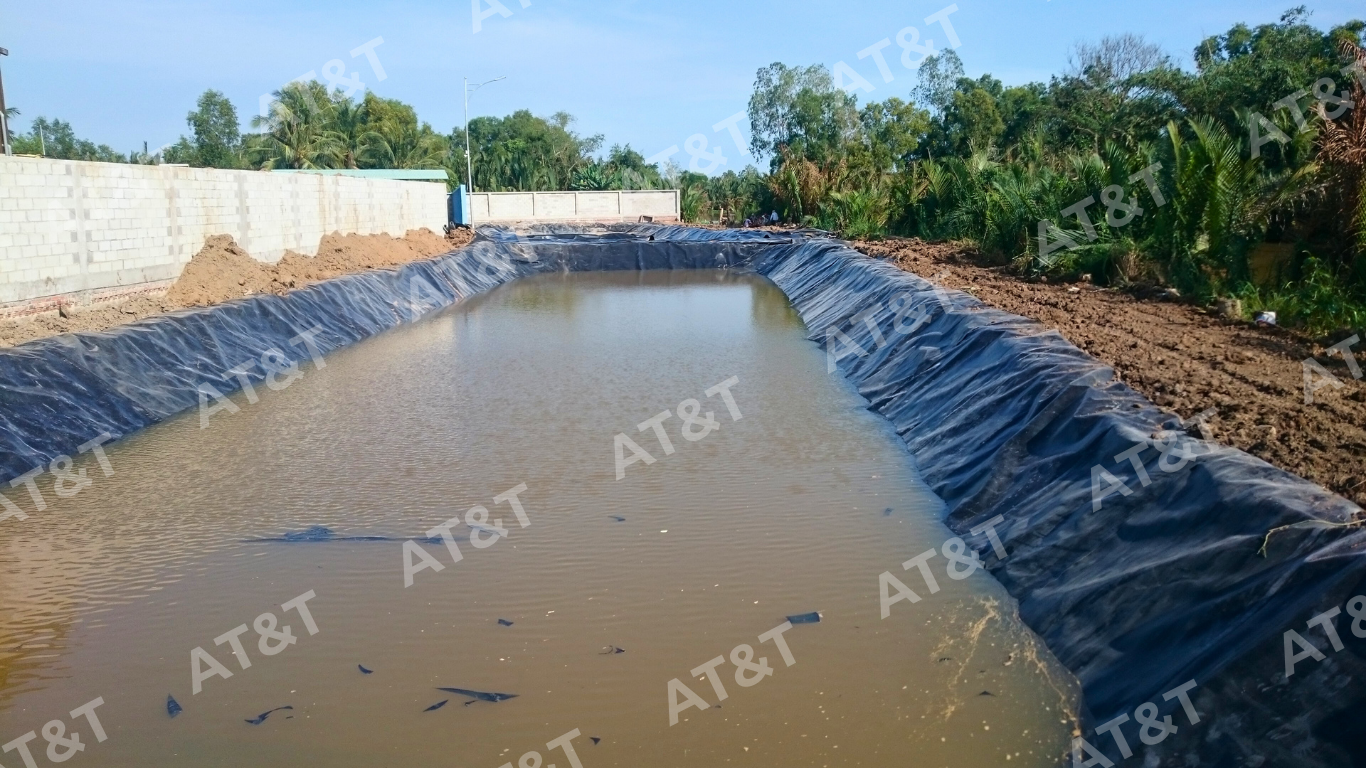 Bạt HDPE lót hồ biogas
