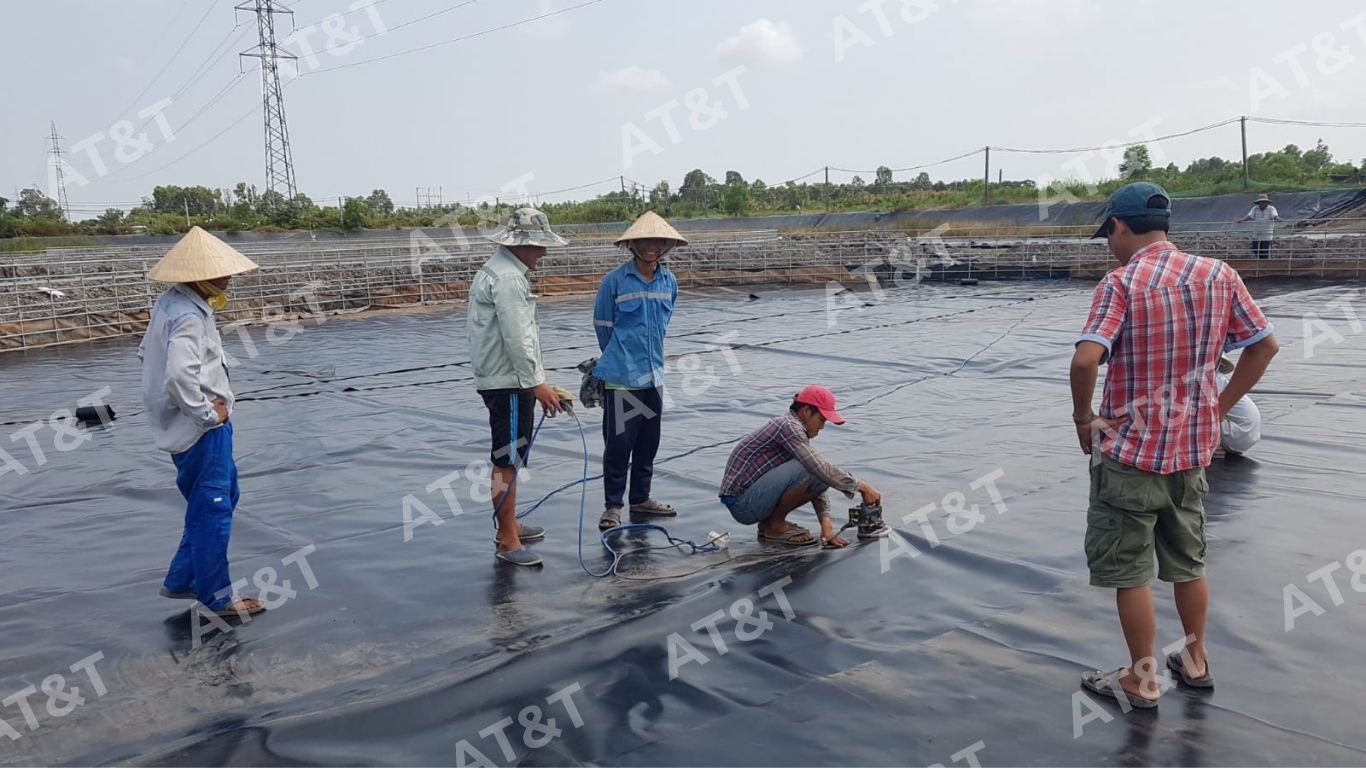 Cách hàn màng chống thấm HDPE