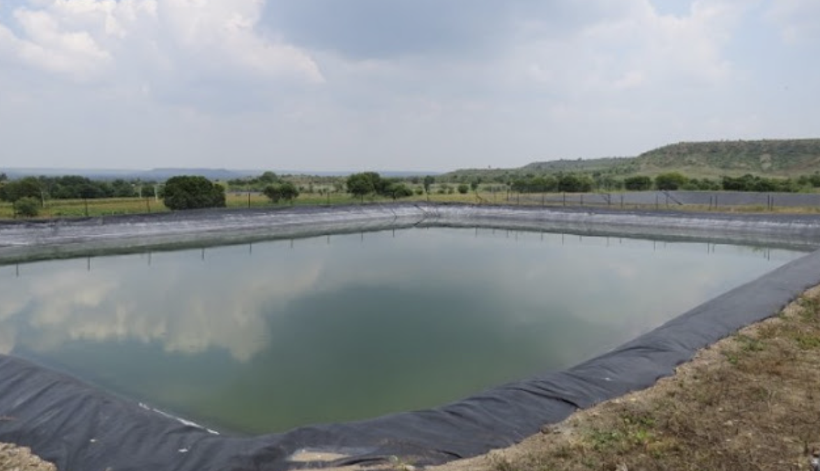 Lót hồ chứa nước tưới tiêu từ màng HDPE