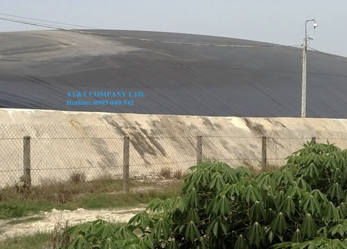 Thi công màng chống thấm HDPE làm hầm biogas