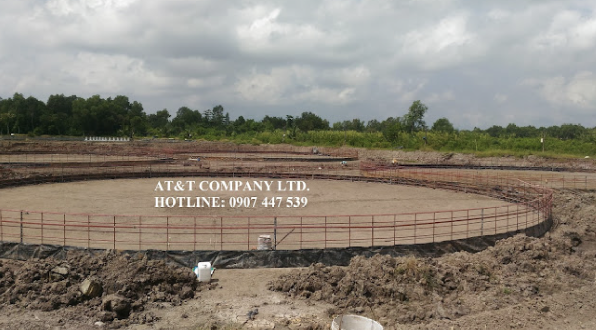 Thi công màng chống thấm HDPE cho ao tròn