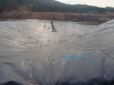 Thi công màng HDPE cho dự án bãi rác