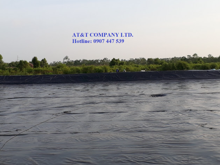 Màng chống thấm HDPE - Lót bạt ao nuôi tôm tại