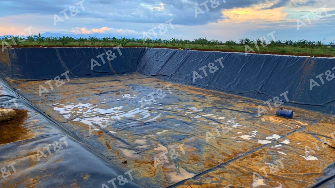 Lót bạt HDPE cho hồ chứa nước tưới tiêu
