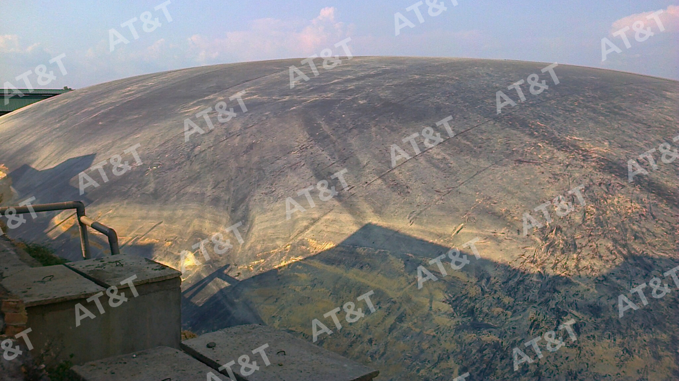 Hầm biogas được thi công bằng bạt HDPE