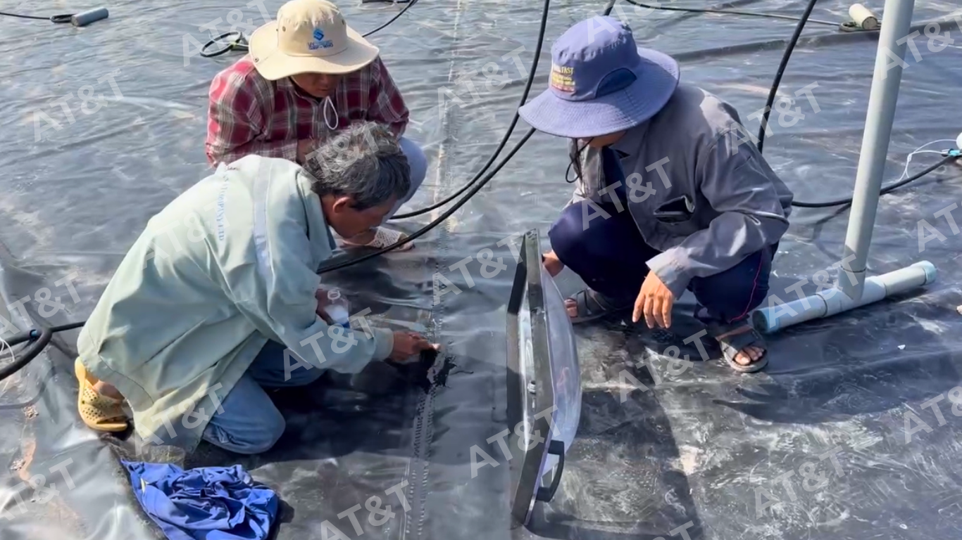 Ứng dụng phương pháp test bạt HDPE bằng hộp hút chân không tại công trình