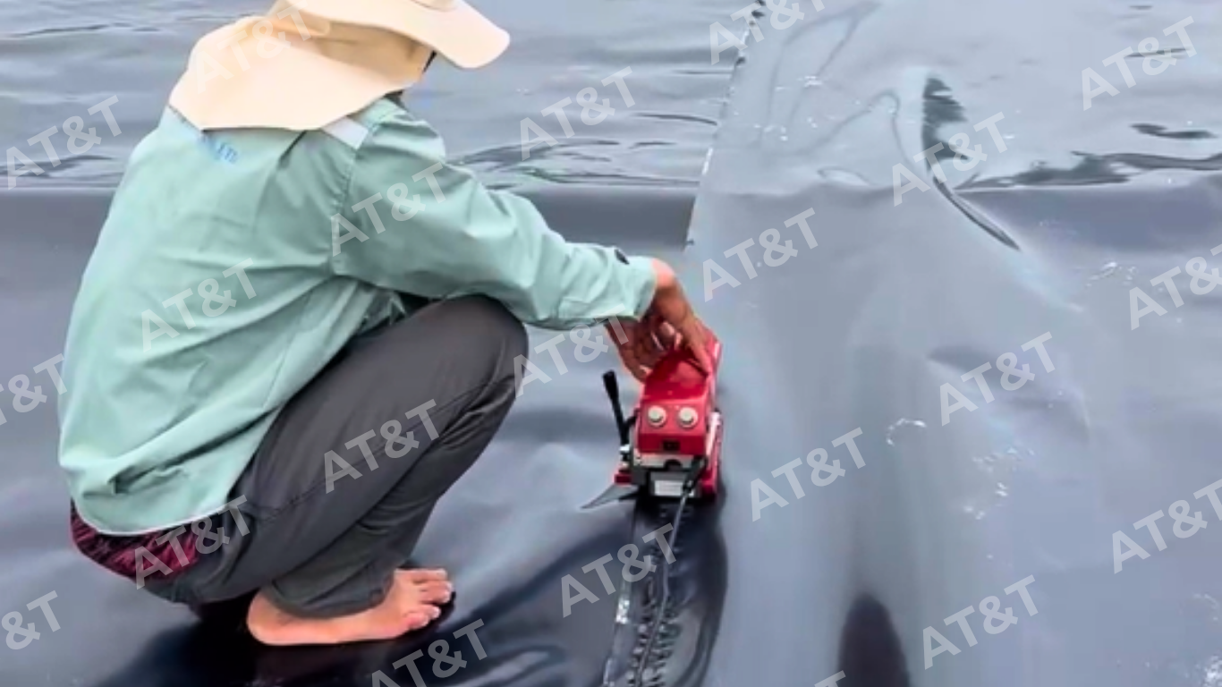 Kỹ thuật hàn màng chống thấm HDPE bằng máy hàn nhiệt