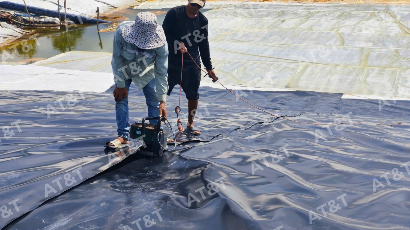 Phương pháp hàn kép trong thi công màng HDPE