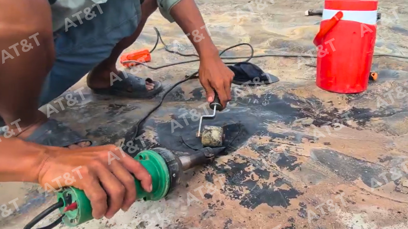 Phương pháp hàn khò trong thi công màng HDPE