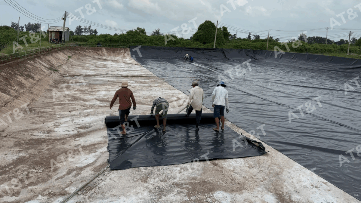Bề mặt màng HDPE đạt chuẩn có màu sắc đồng đều, không tạp chất