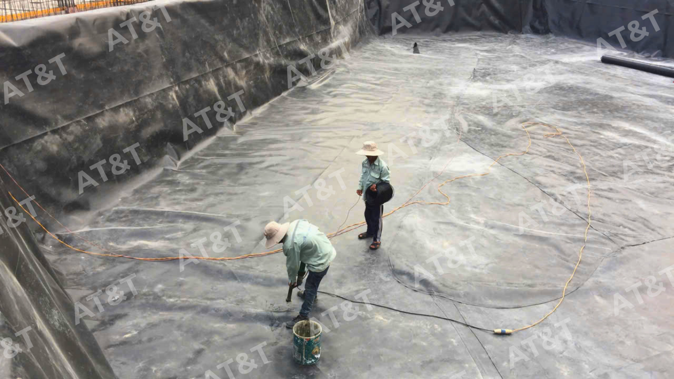 Bạt HDPE độ bền cao ứng dụng làm chứa nước