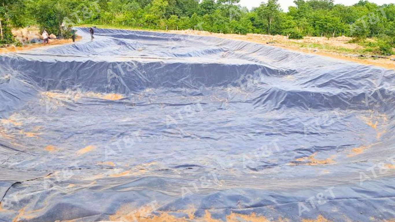 Bạt HDPE được ứng dụng trong hồ cảnh quan