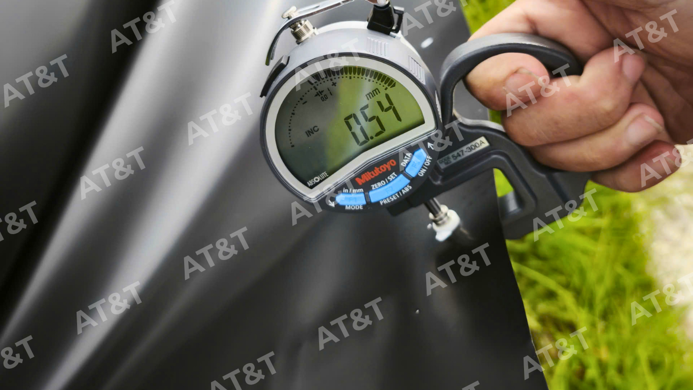 Kiểm tra độ dày bạt HDPE